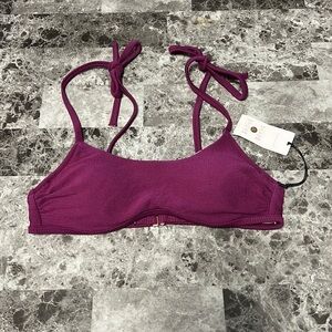 Shade &‎ Shore new ribbed bikini top 32B